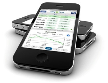 Die easy-forex App erleichtert das mobile Trading.