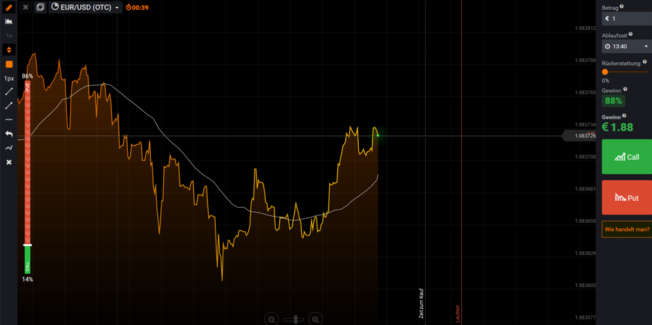 GKFX Handelsplattform WebTrader