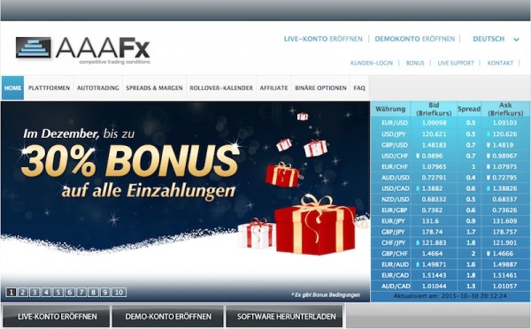 AAAFx hat nun auch binäre Optionen im Programm