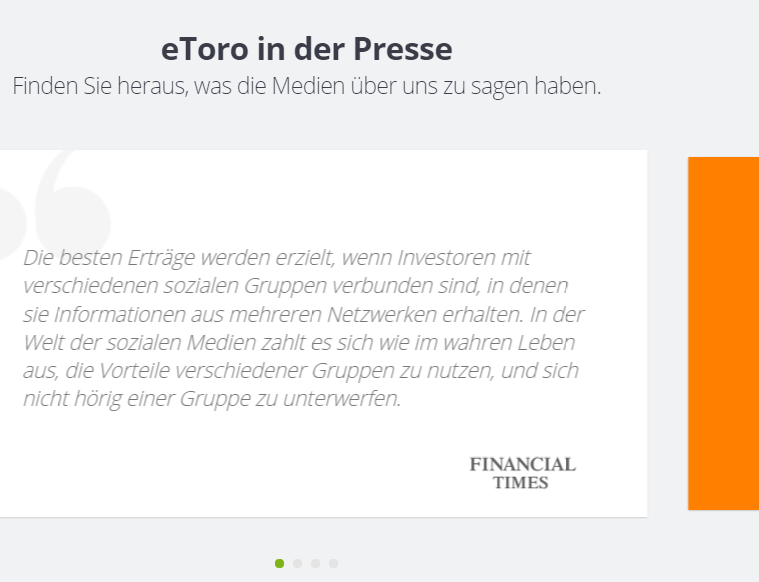 eToro Auszeichnung