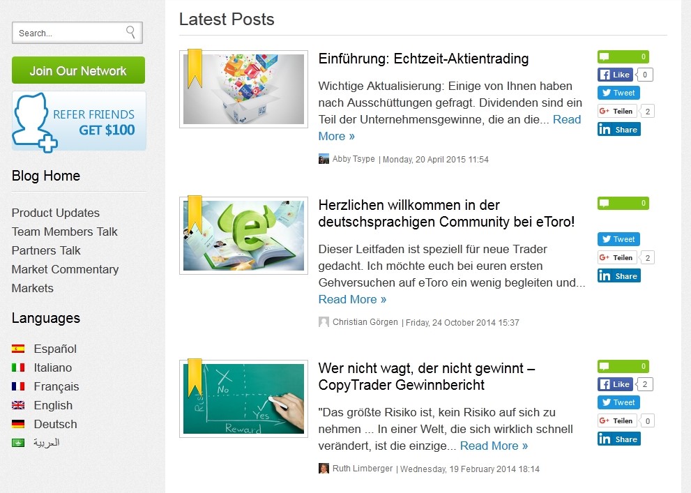 eToro Start