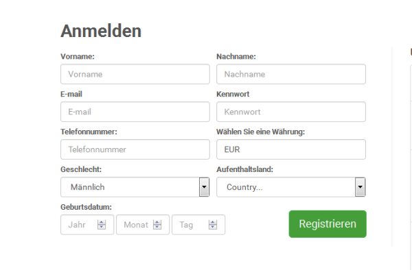 So beginnt die Kontoeröffnung bei BDSwiss