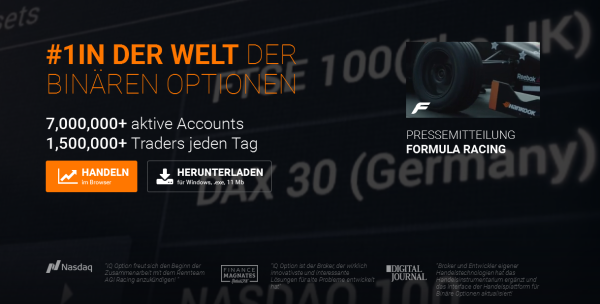 Bei IQ Option kann man bereits ab 1 Euro handeln