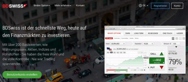 Viele Handelsinstrumente bei BDSwiss