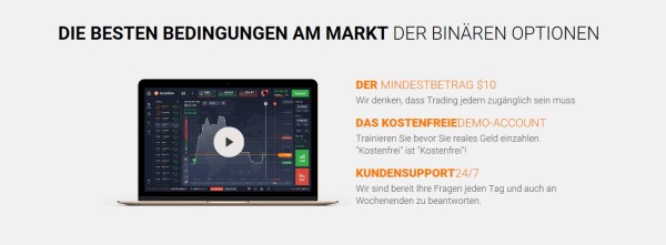 Der Broker IQ Option auf einen Blick