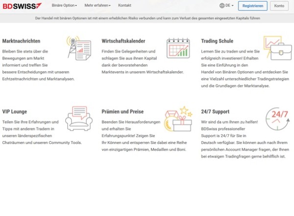 BD Swiss Screenshot Startseite