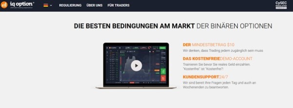 Demokonto von IQ Option