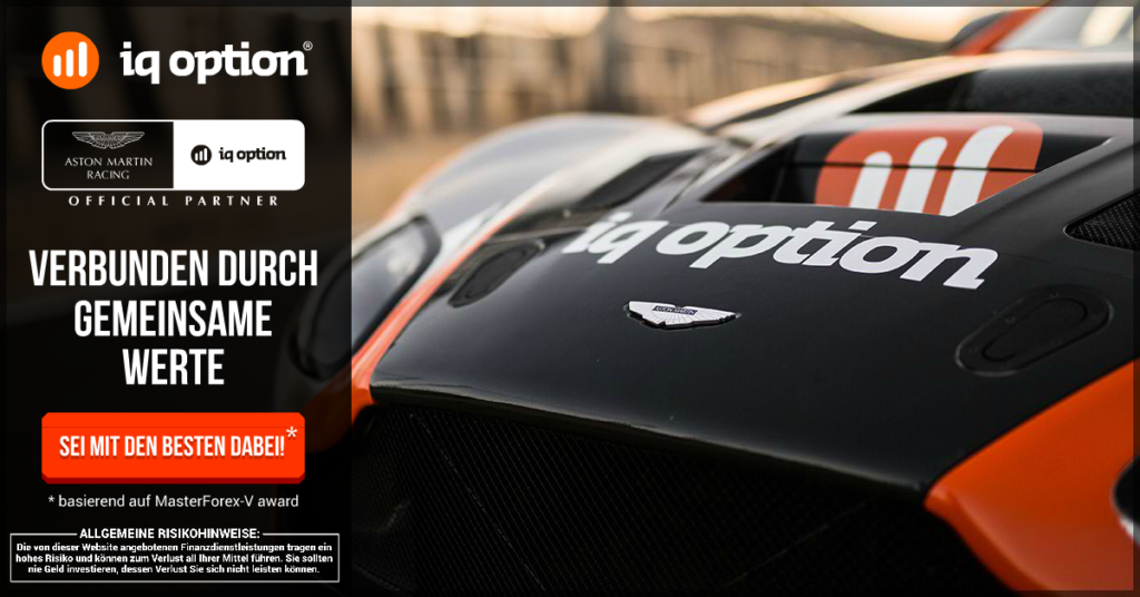 Gemeinsame Werte: IQ Option und Aston Martin.