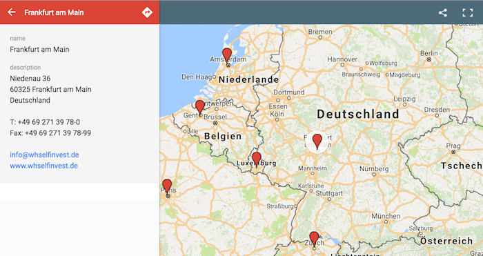 WH Selfinvest Niederlassung